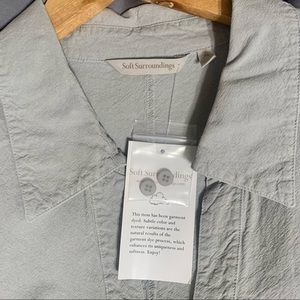 Soft Surroundings NWT Button Up XL